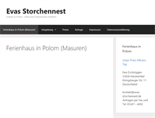 Tablet Screenshot of evas-storchennest.de